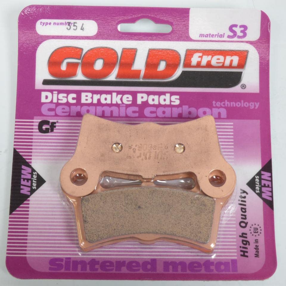 Plaquette de frein Gold Fren résoud le manque de mordant arrière sur Harley Trike