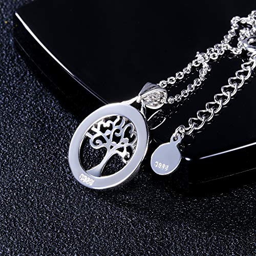 Collier opale de feu bleue et argent 925 pour femme chic