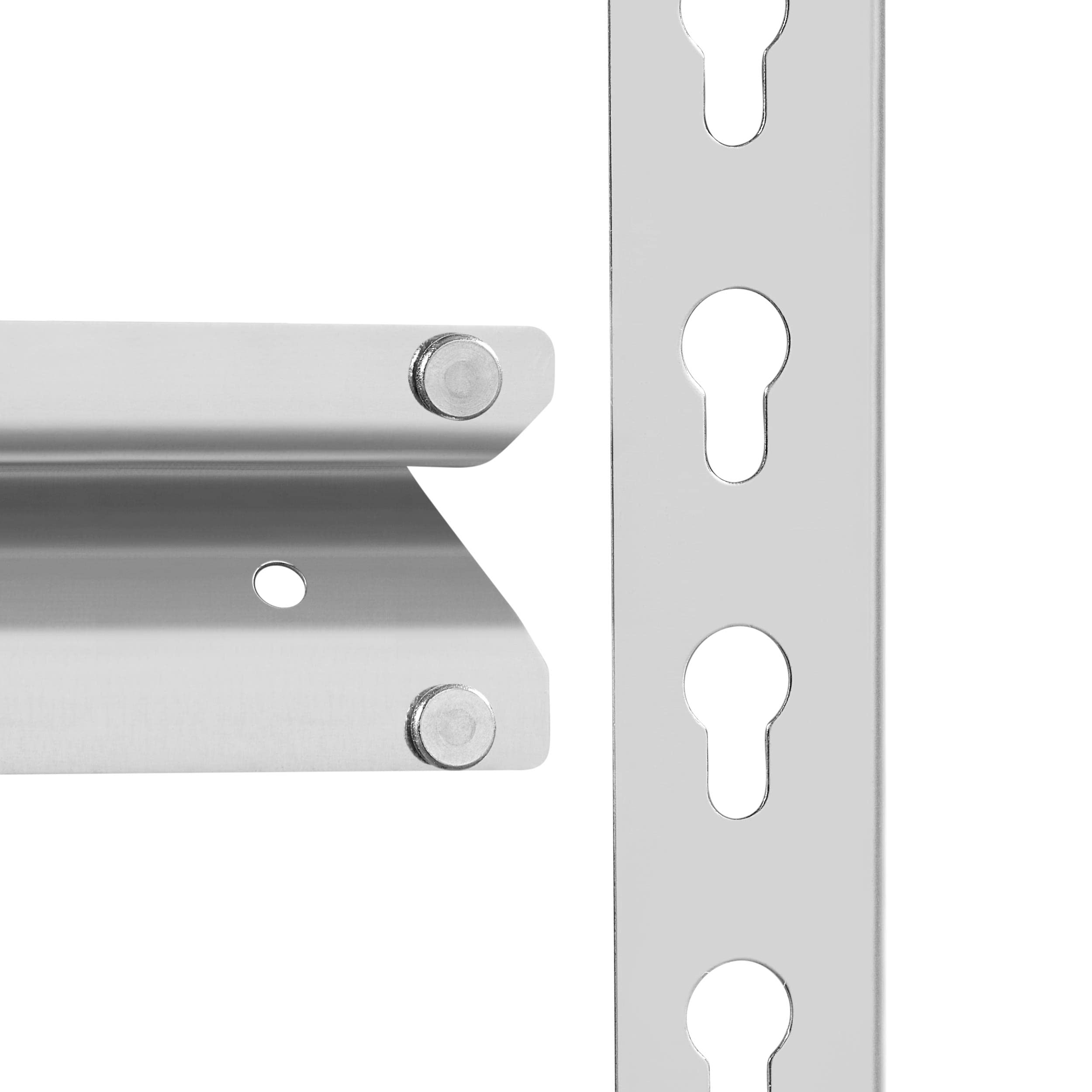 Yaheetech Estanteria Almacenaje de 5 Niveles Estantería Metalica Galvanizada para Hogar, Trastero, Garaje,5 Baldas Ajustables 75 x 30 x 153 cm