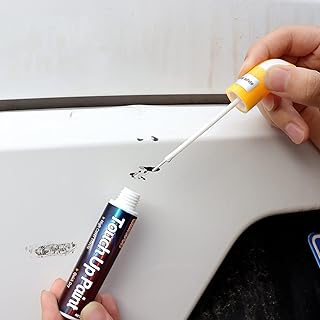 Touch Up Paint Pen for Cars, Car Paint Scratch Repair, 2-In-1 Car Touch Up Paint Fill Paint Pen, Quick & Easy Solution to Repair Minor Automotive Scratches 0.8 fl oz (White)