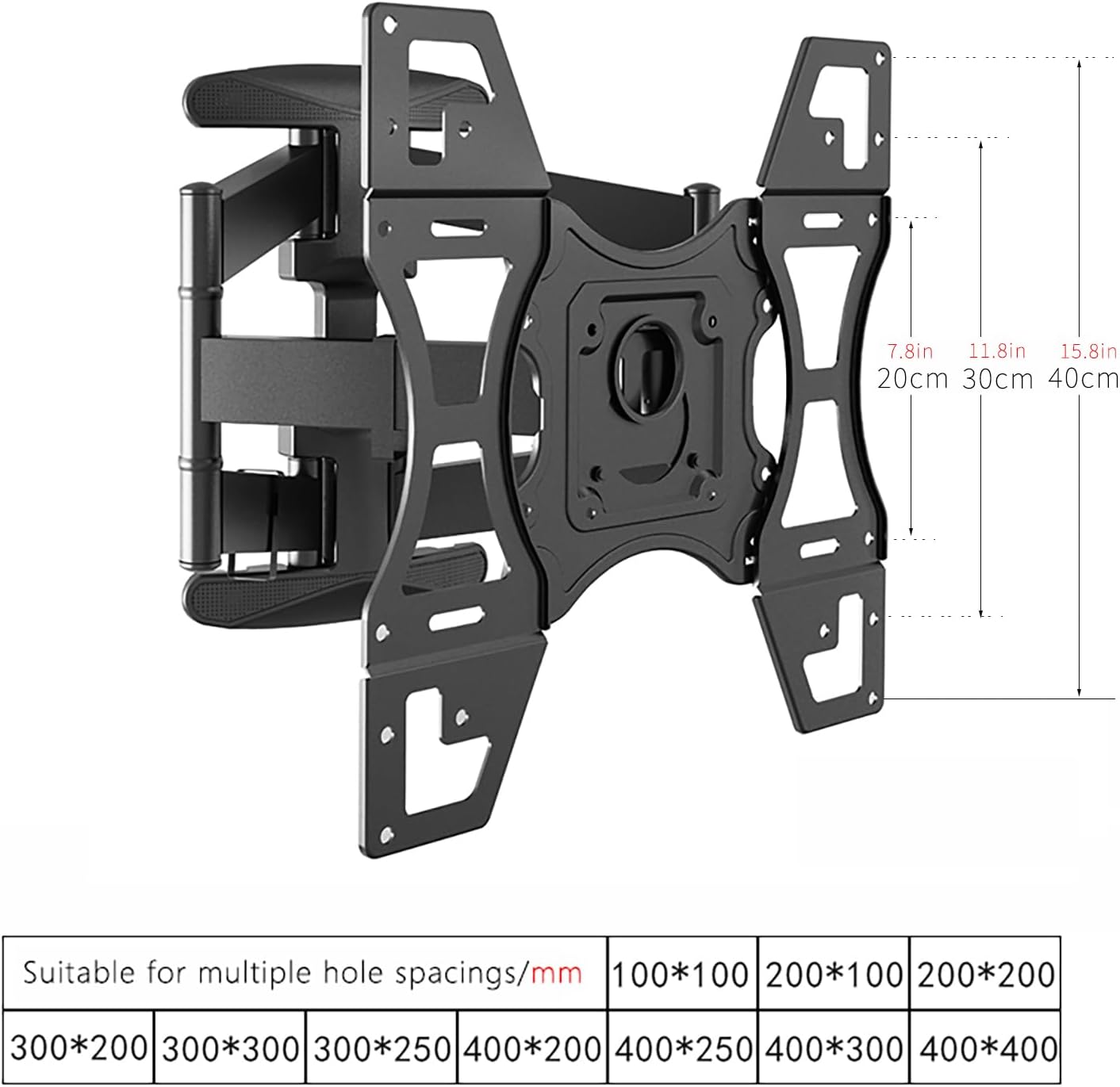 TV Wall Mount Bracket Adapter Monitor Stand Wall Mount for TVs 25-65 Inches Extension 200 x 200 to 400 x 400 TV Bracket Stand Mount for Wall Ceiling Mount