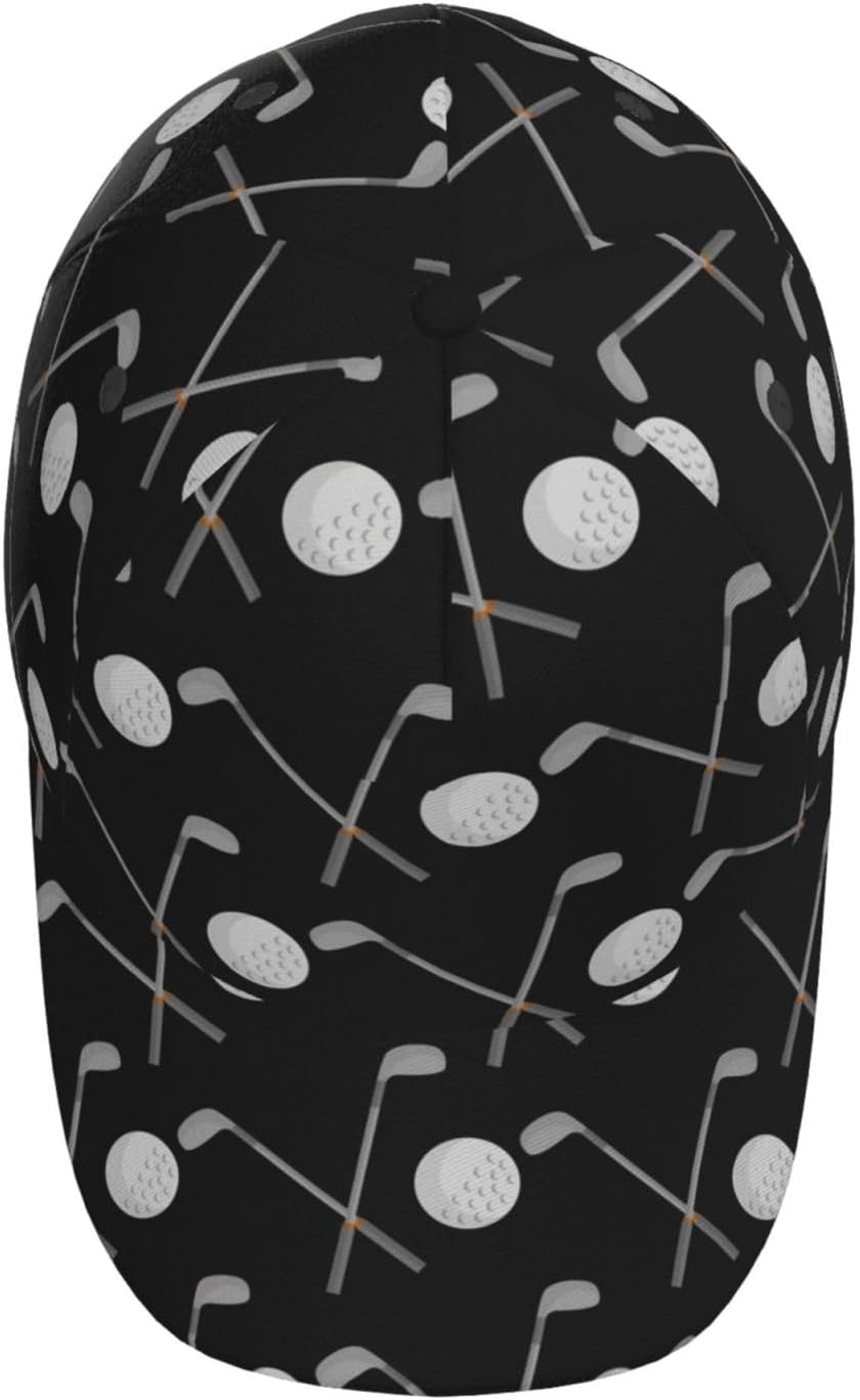 Funny Golf Men's Baseball Caps Women Men Golf Sports Ball Baseball Hat Adjustable Hat for Adults - Image 4