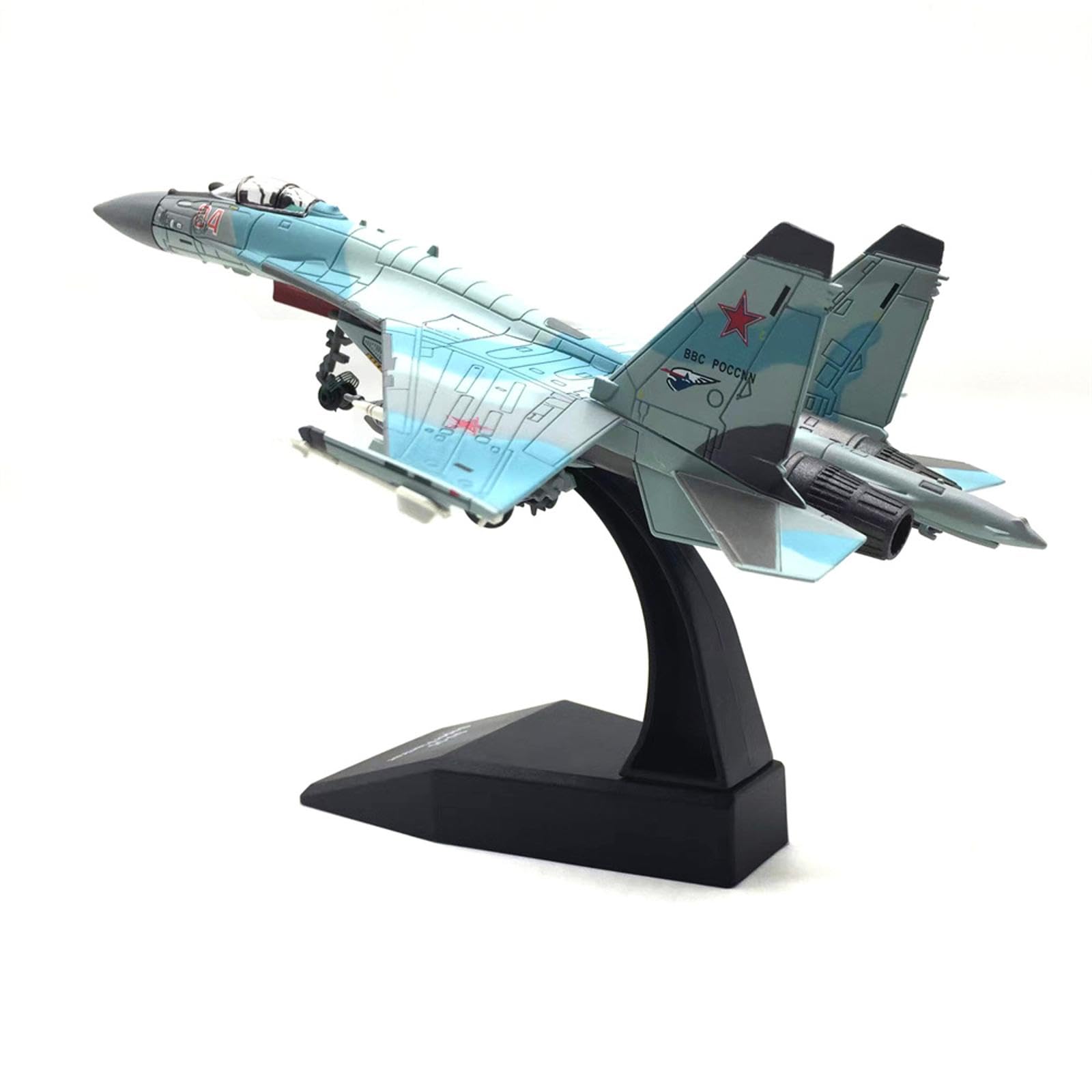 ZEZEFUFU 1/100 niebieski rosyjski samolot myśliwski SU-35 flanker samolot szturmowy metalowy model wojskowy Republika Fairchild Republic odlewany pod ciśnieniem model samolotu do lotnictwa