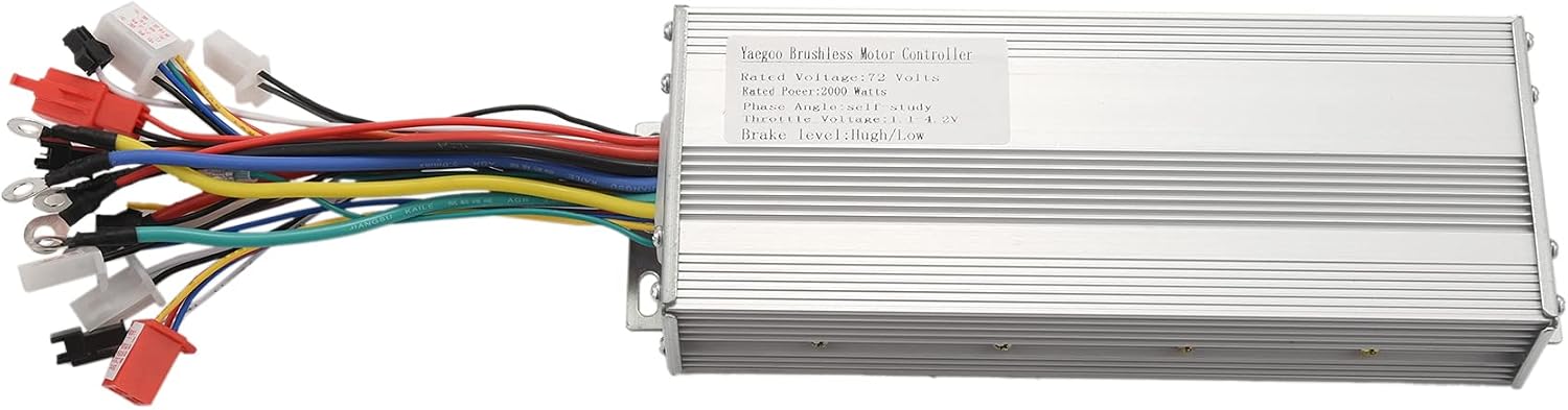 72V 2000W Brushless Speed Motor Controller for Electric Bike E-Bike and Scooter