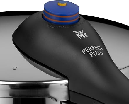 WMF Perfect Plus Replacement Lid Handle Complete for Pressure Cooker Lids 2.5L 3L 4.5L 6.5L 8.5L Plastic Black