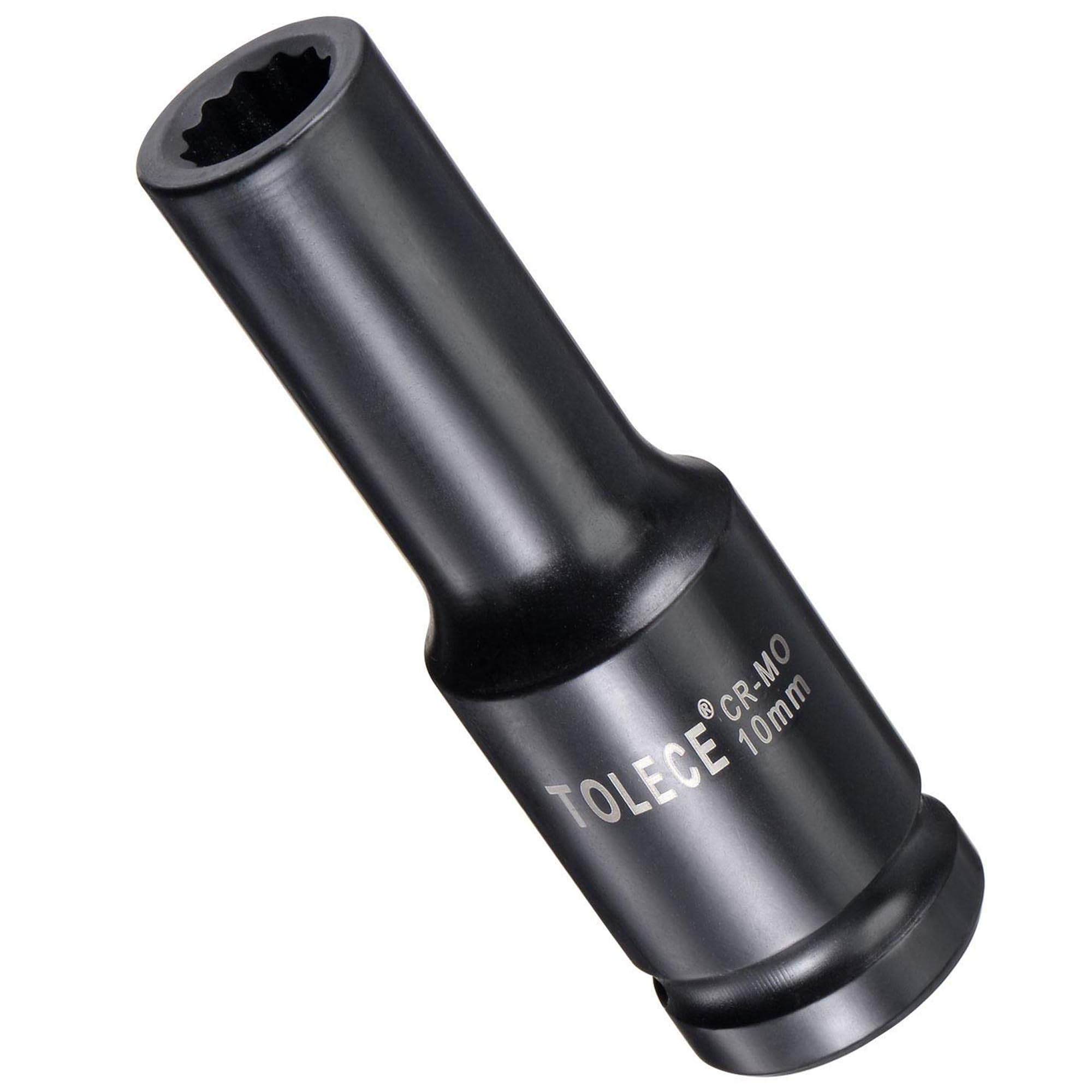 TA-VIGOR 12-Point Deep Impact Socket, 1/2-Inch Drive, 10mm Metric Spindle Axle Nut Socket Driver Wrench
