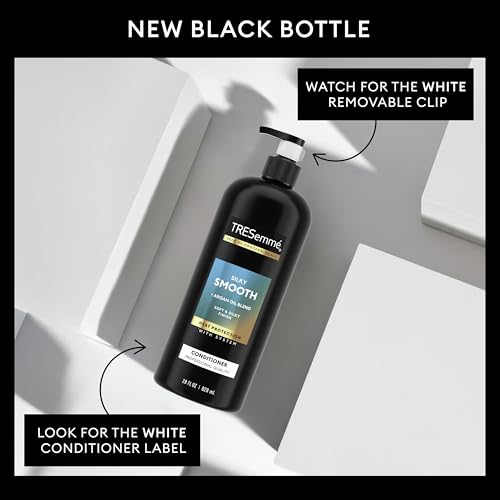 TRESemmé Silky & Smooth Anti-Frizz Conditioner for Frizzy Hair Formulated With Pro Style Technology 28 Fl Oz