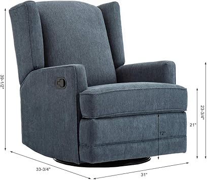 wingback nursery rocker