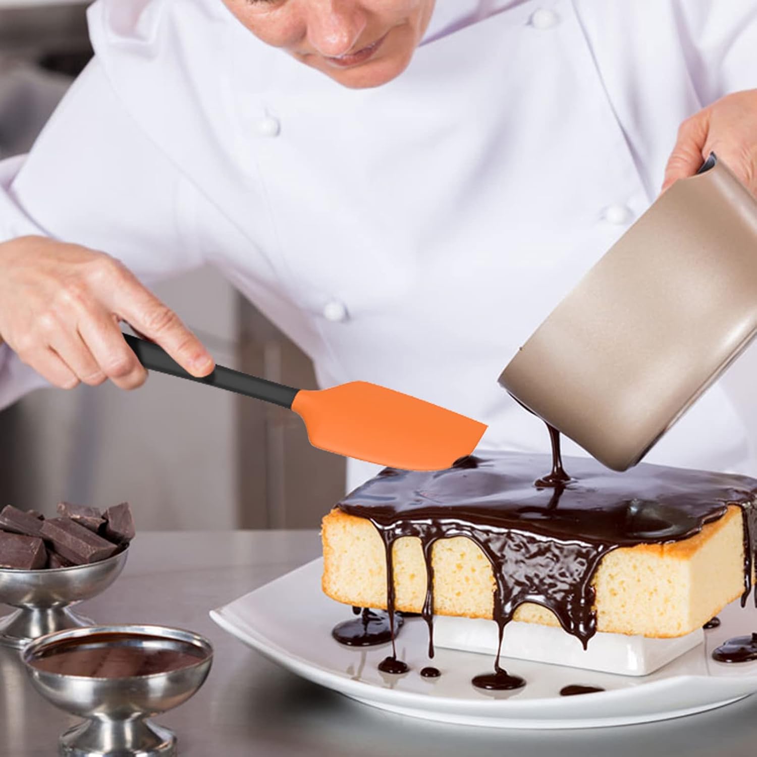 Silicone Spatula, High Temperature Resistant, Silicone,