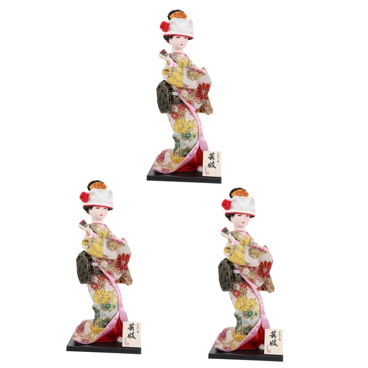 Poupée japonaise figurine geisha pour rompre la monotonie d'une décoration terne