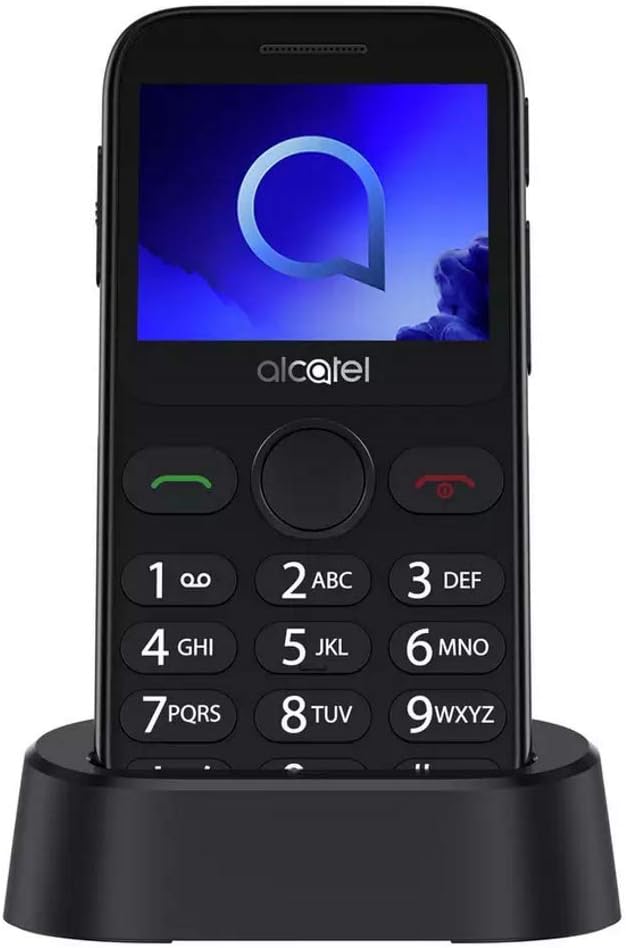 Alcatel 20.19 Black 2.4" 2G Easy-to-Use Unlocked & SIM Free Mobile Phone