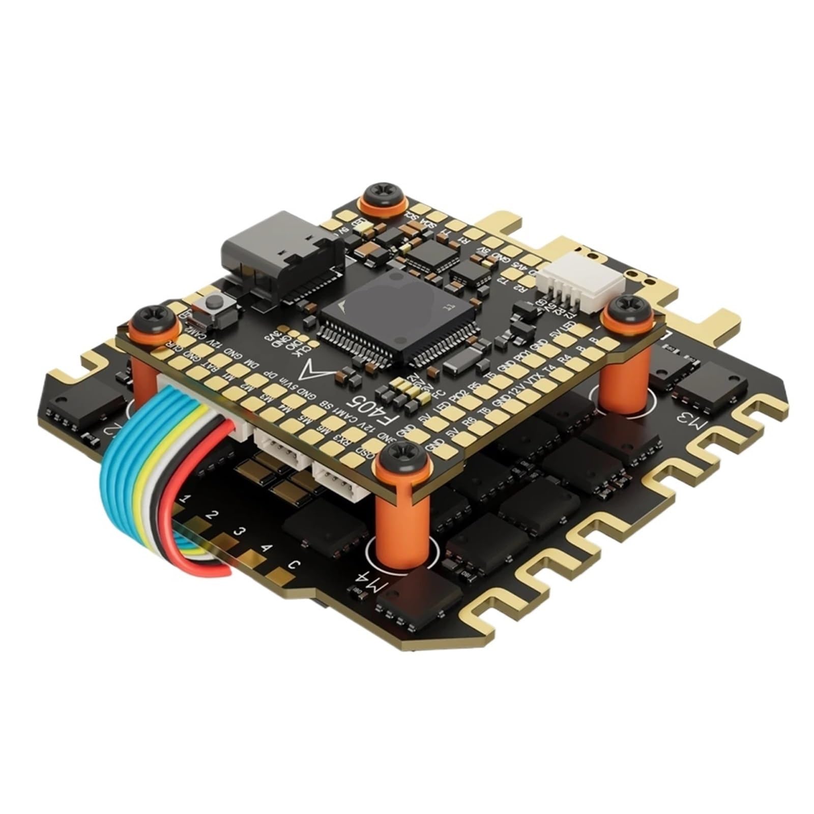 Compatibile con DAKEFPV F405 120A Stack Flight Controller BLHELI_S 4in1 ESC 30,5x30,5mm 3-12S for droni FPV(12S 120A ESC)