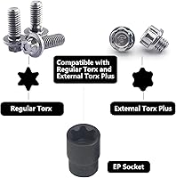 Vista 4 de Juego de llaves Torx Plus externas de 19 piezas de 6 puntos EP4, EP5, EP6, EP7, EP8, EP10, EP11, EP12, EP14, EP16, EP18, EP20, EP22, EP24, EP26