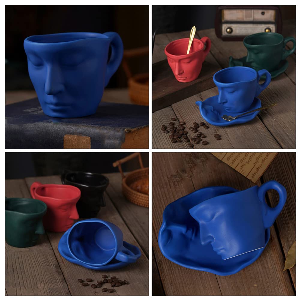 Zerodeko Espressotassen-set Aus Keramik Mit Untertasse Fassungsvermögen Cappuccino-tassen Und Teetassen-set Für Zuhause Und Büro