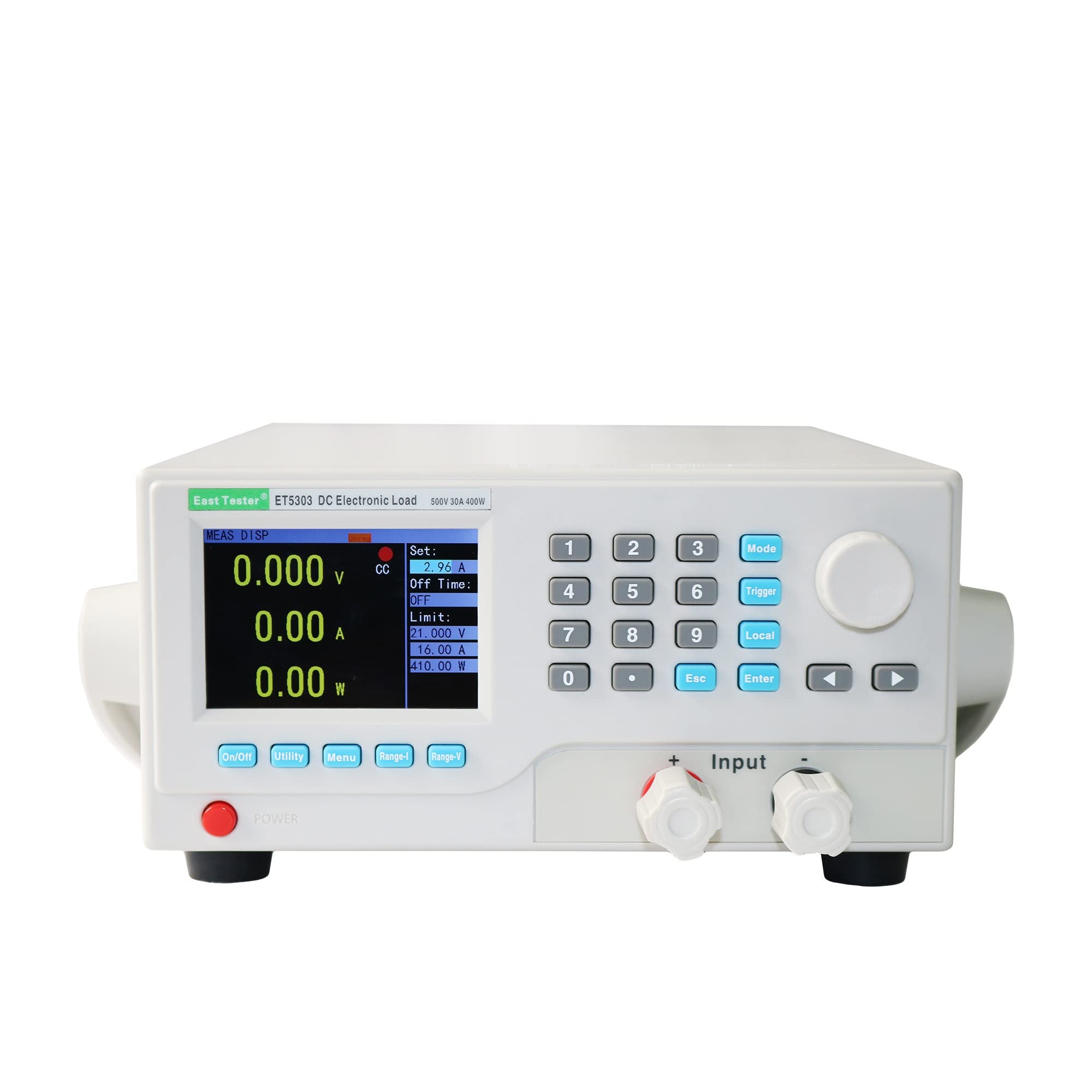Tester di carico CC 30A 400W Tester elettronici programmabili for batterie da 500 V a canale singolo
