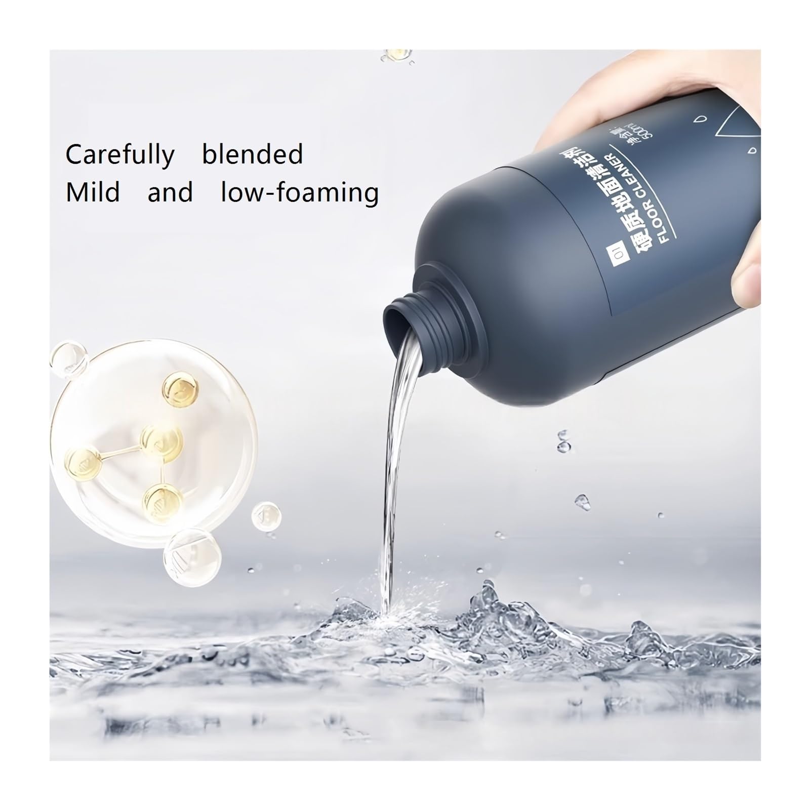 Detergente concentrato for pavimenti duri da 500 ml, formula senza aloni e ad asciugatura rapida, compatibile con la lavasciuga pavimenti Dyson Washg1, delicato su piastrelle e superfici in legno.