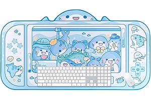 Blue Shark Mouse Pad - Blingkiyo Mouse Pad For Gaming & Work