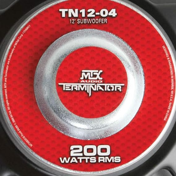 MTX Audio TN12-04 12 Single 4 ohm Terminator Series Subwoofer