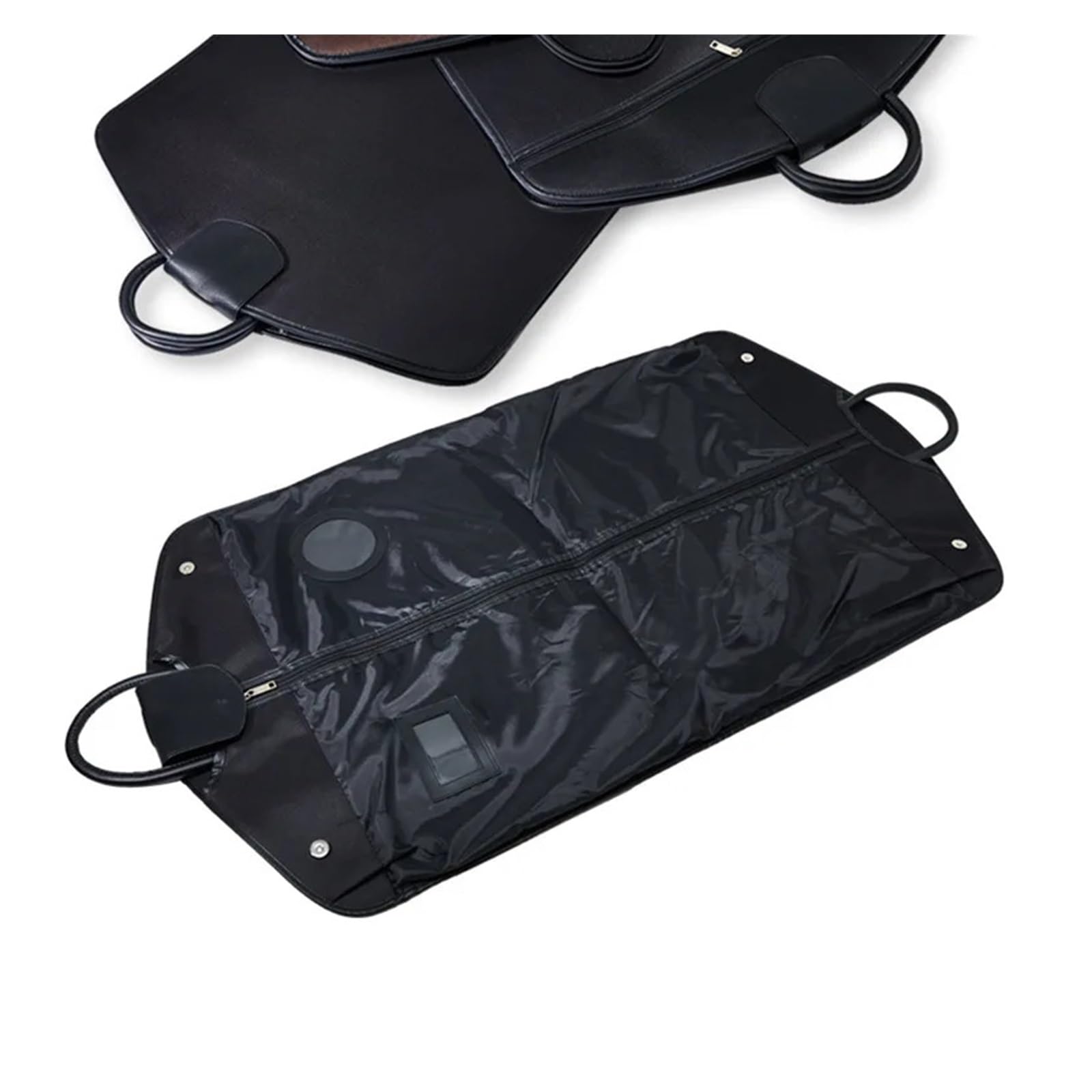 Anzugtasche Herren Oxford-Stoff-Anzughülle, Handtaschen-Aufbewahrungstasche, Schwarze Verbund-Anti-Falten-Anzugtasche For Herren, Kleidersack For(Black)