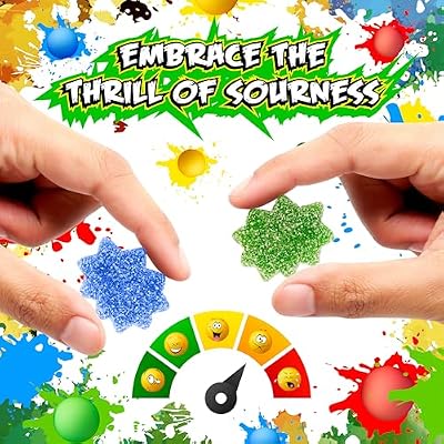 Sour Gummy Candy | 8-Ounce Pack | Blastz Star Gummies | Assorted Fruit Flavors Chewy Candy | Party Favors | Blue Raspberry, Tutti-Frutti, Green Apple, Strawberry