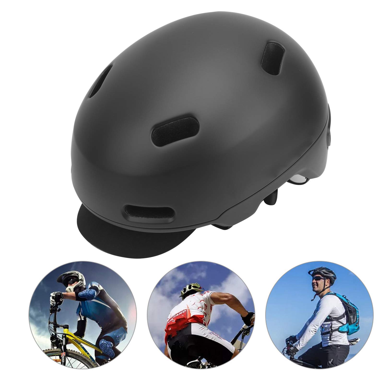 Bike Retro Helmets, Commuting Helmet Integrally Molded Helmets Bicycle Helmet for Cycling for Commuting