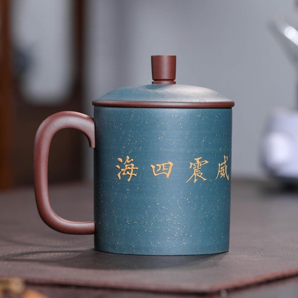 Matcha Filiżanki Biuro Fioletowy Piasek Kubek Ręcznie Robiony Glina Malowana Herbata Kubek 400 ml Kubek do herbaty Kubek Popołudniowa herbata Zestaw Kuchenny Zestaw Herbaty Kubek do zaparzania herbaty