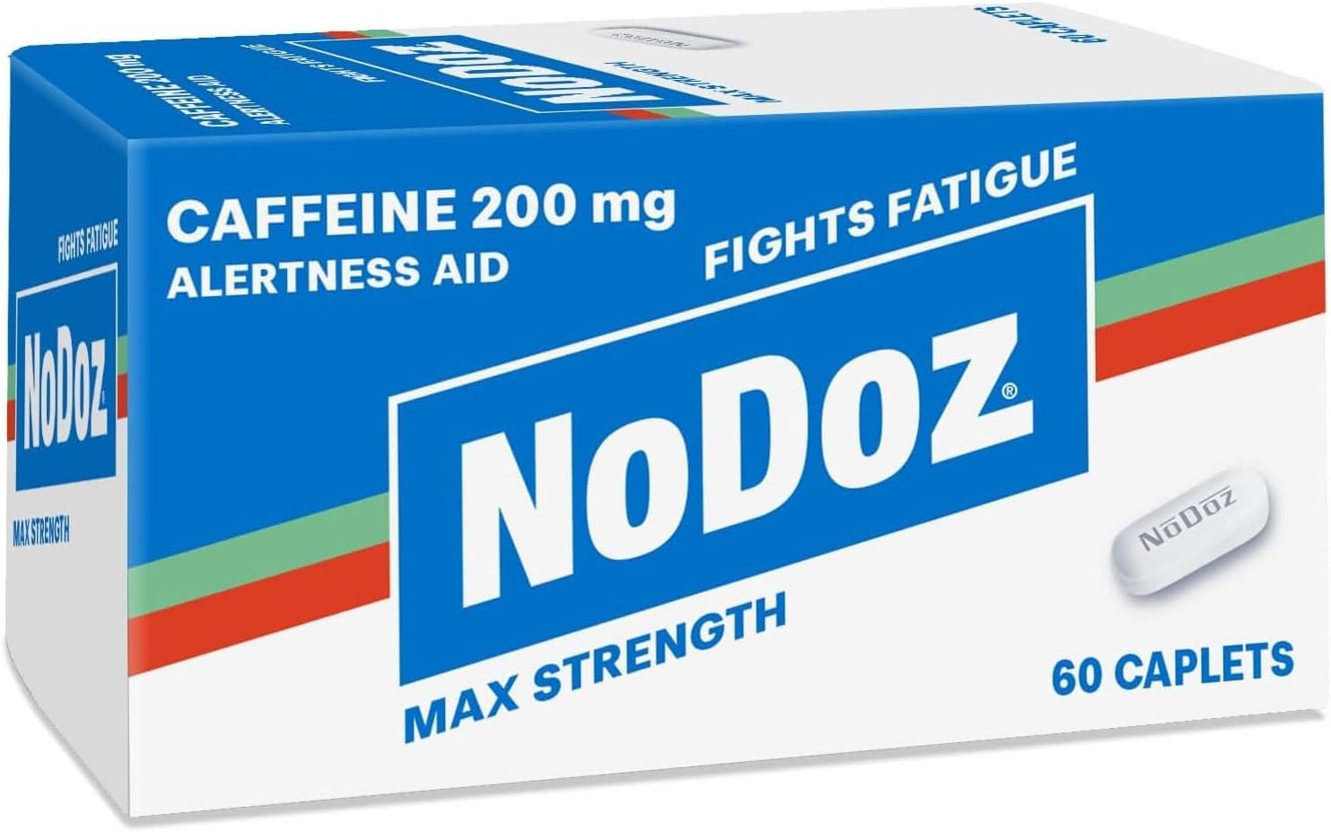 NoDoz Max Strength Alertness Aid Caplets 60 ea (Pack of 3)