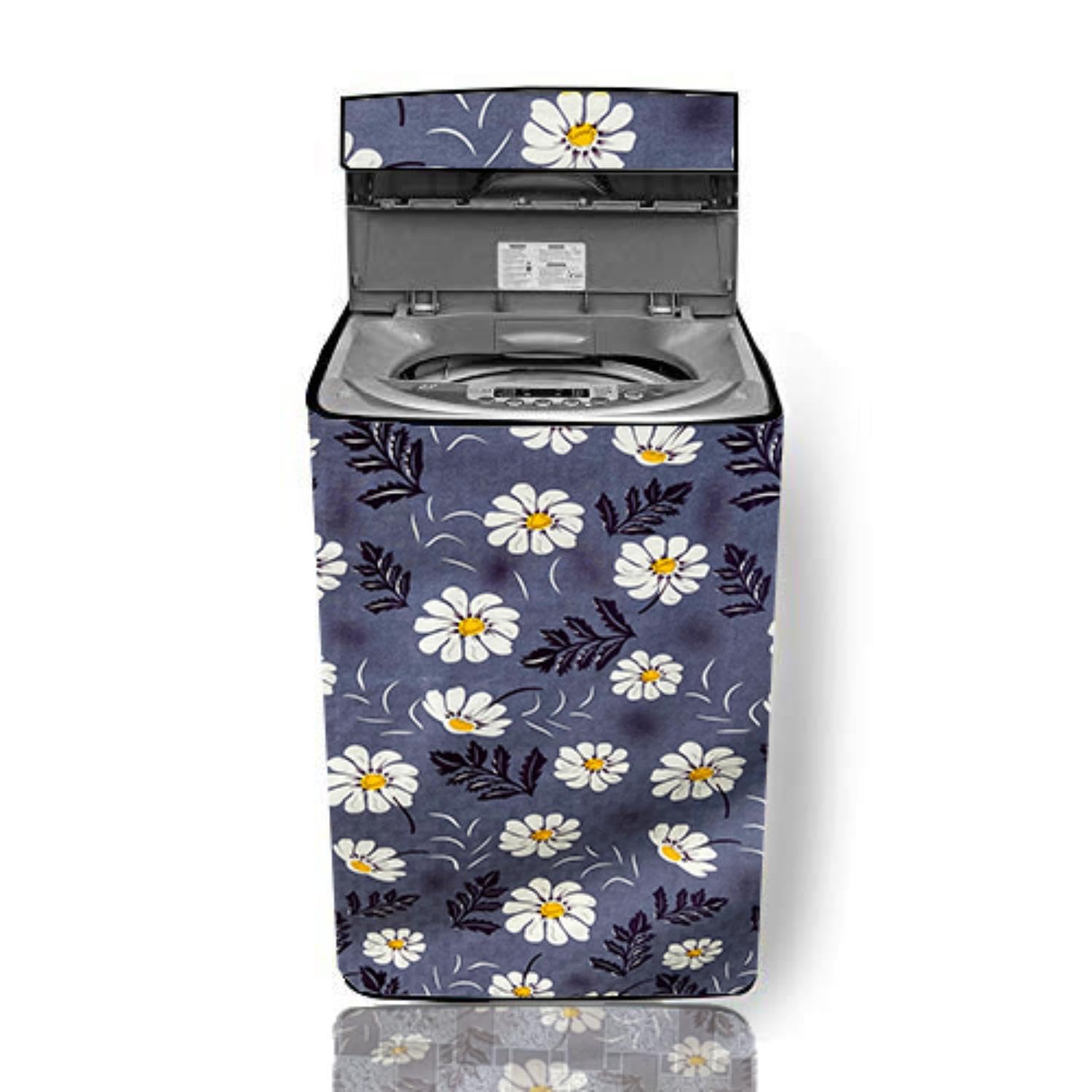 KVAR Polyester Solid Water & Dust Protection Washing Machine Cover Compatible with Samsung 10 Kg Fully Automatic Top Loading with Inverter Motor WA10T5260BV/TL (Unique code/270522131/FA06)