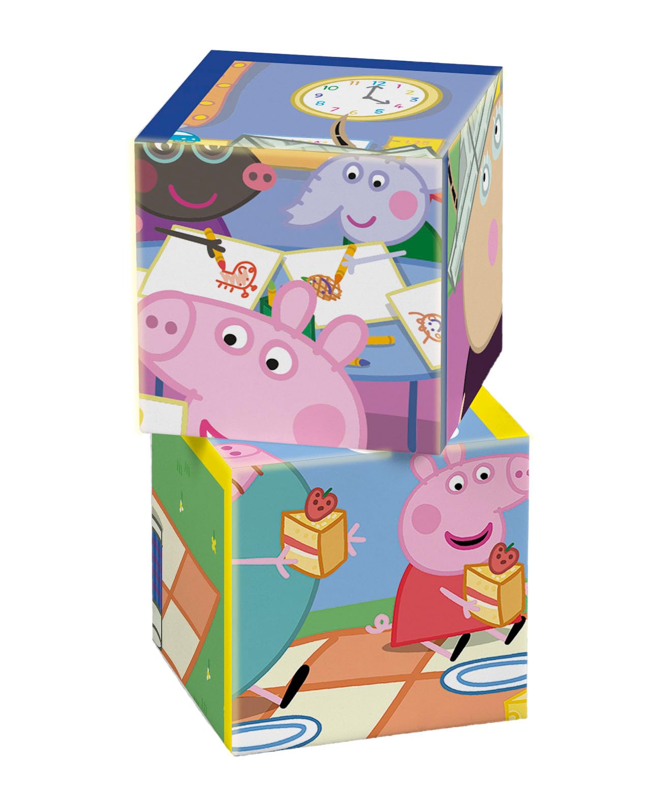 Clementoni Cubos De Paw Patrol | 12 Cubos Para 6 Imágenes | Puzzle Infantil 3-5 Años De Materiales Reciclados