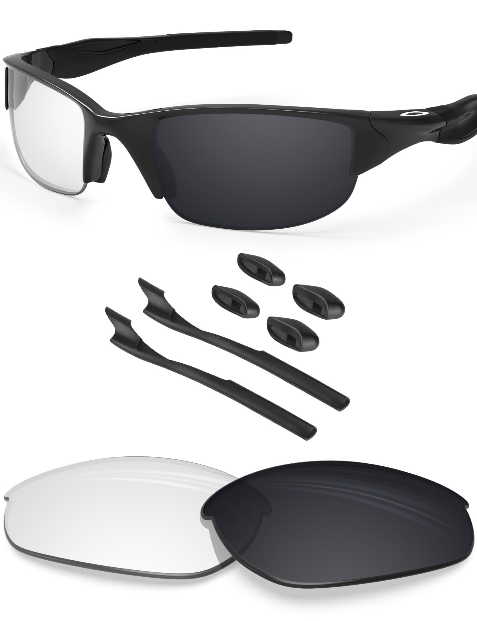 BlazerBuck Anti-salz Polarisierte Ersatzgläser für Oakley Half Jacket 2.0 OO9144