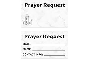 Prayer Request Note Cards