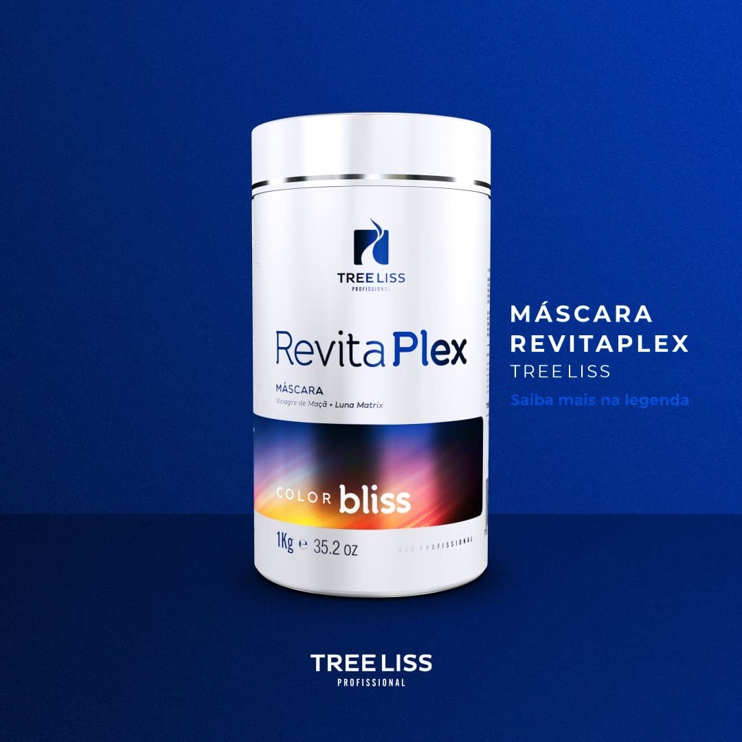Tree Liss Mask Revitaplex 1Kg Balances pH, Reduces Frizz, Revitalizes Deep Hydration
