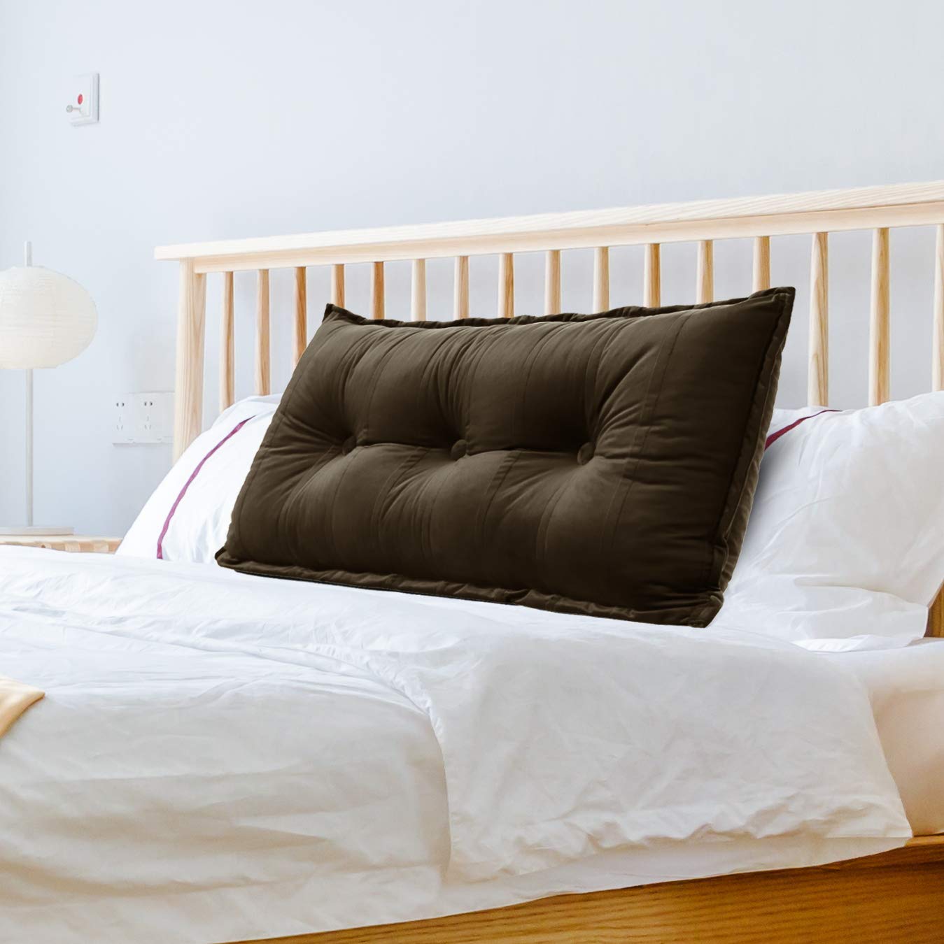 Rucener Oreiller Traversin Soutien Dorsal Gros Coussin Canapé Coussin Tête de Lit Dossier Traversin Gros Coussin Dossier Triangulaire Coussin de Coin Coussin de Lecture Bleu 100 CM Rucener Oreiller Traversin Soutien Dorsal Gros Coussin Canapé Coussin Tête de Lit Dossier Traversin Gros Coussin Dossier Triangulaire Coussin de Coin Coussin de Lecture Bleu 100 CM
