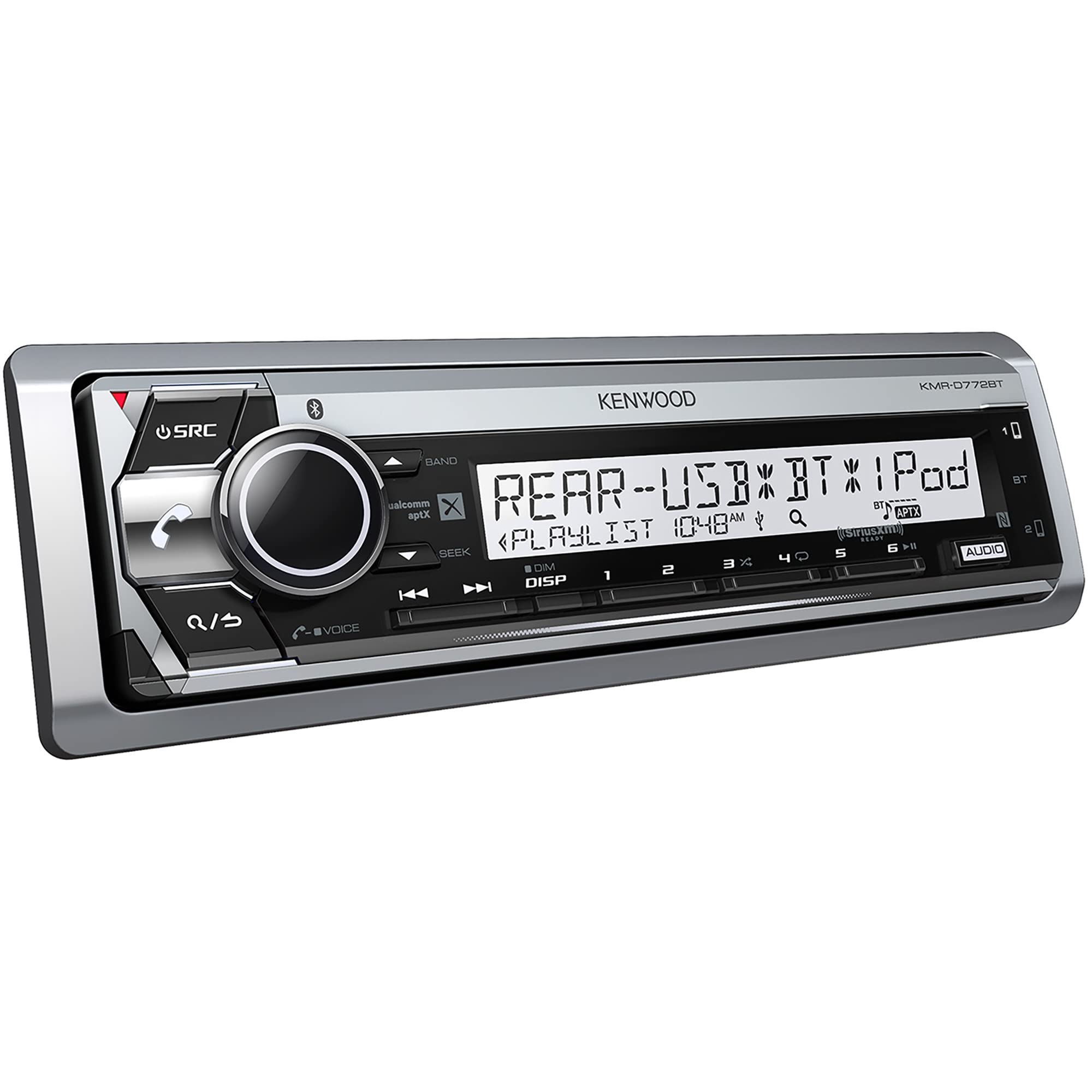 Amazon.com: Kenwood KMRD772BT Single DIN Marine Audio USB AUX CD