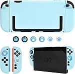 DLseego Protective Hard Case for Nintendo Switch 2 (2025), Slim PC Grip Cover for Joy Con, Detachable JoyCon Controller Protectors-Shockproof & Scratch-Resistant Console Shell, 6 Thumb Grips - Pink