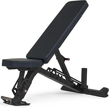 Rep Nighthawk Adjustable Weight Bench | Home Gym Incline Decline Flat Workout Bench | Heavy Duty Fitness and Strength Training Equipment | Foldable Space Saving Design