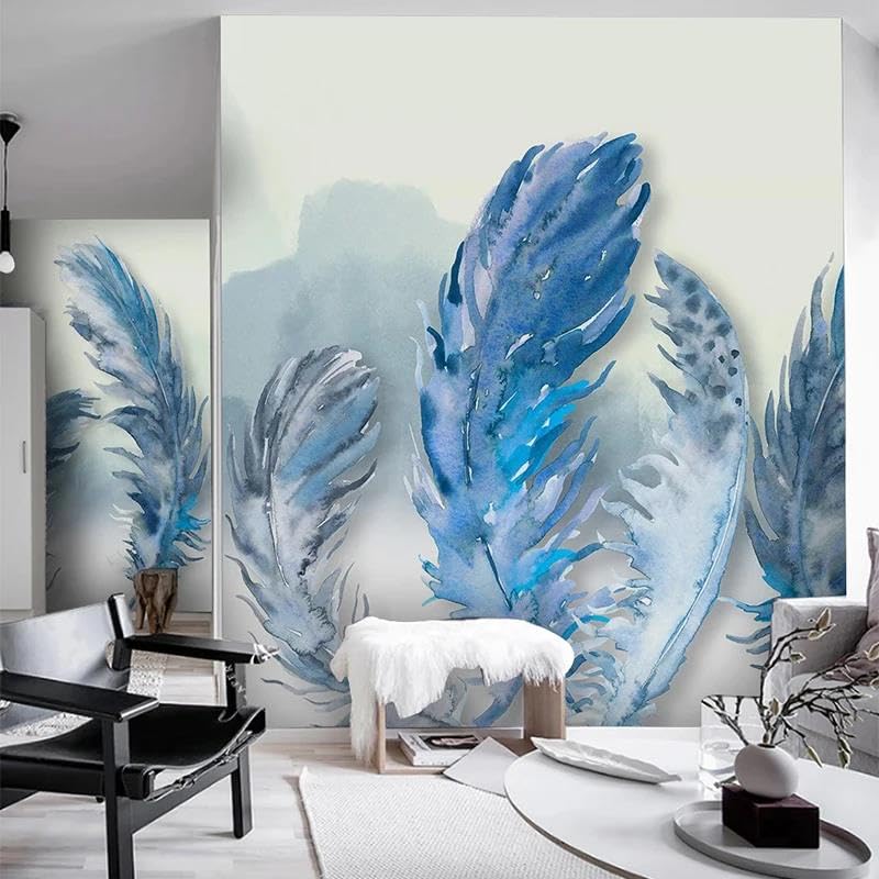 Papier peint mural 3D feuilles en tissu non tissé haut de gamme ILIYA