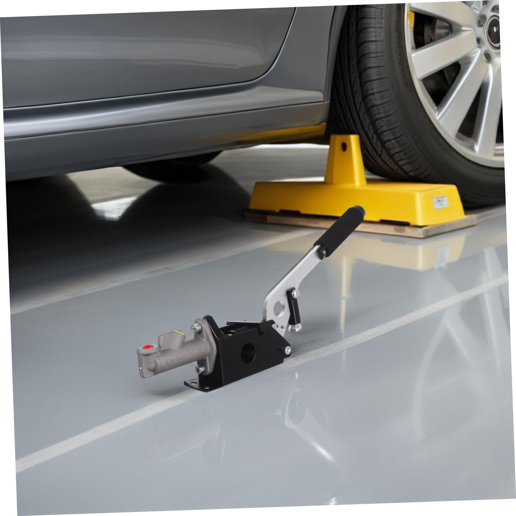 Mipcase Freno de Mano Hidráulico Material de Aleación de Aluminio y Eva Color Aleatorio con Palanca Ergonómica para Coches de Carreras Adecuado para Rally y Drifting en Pista