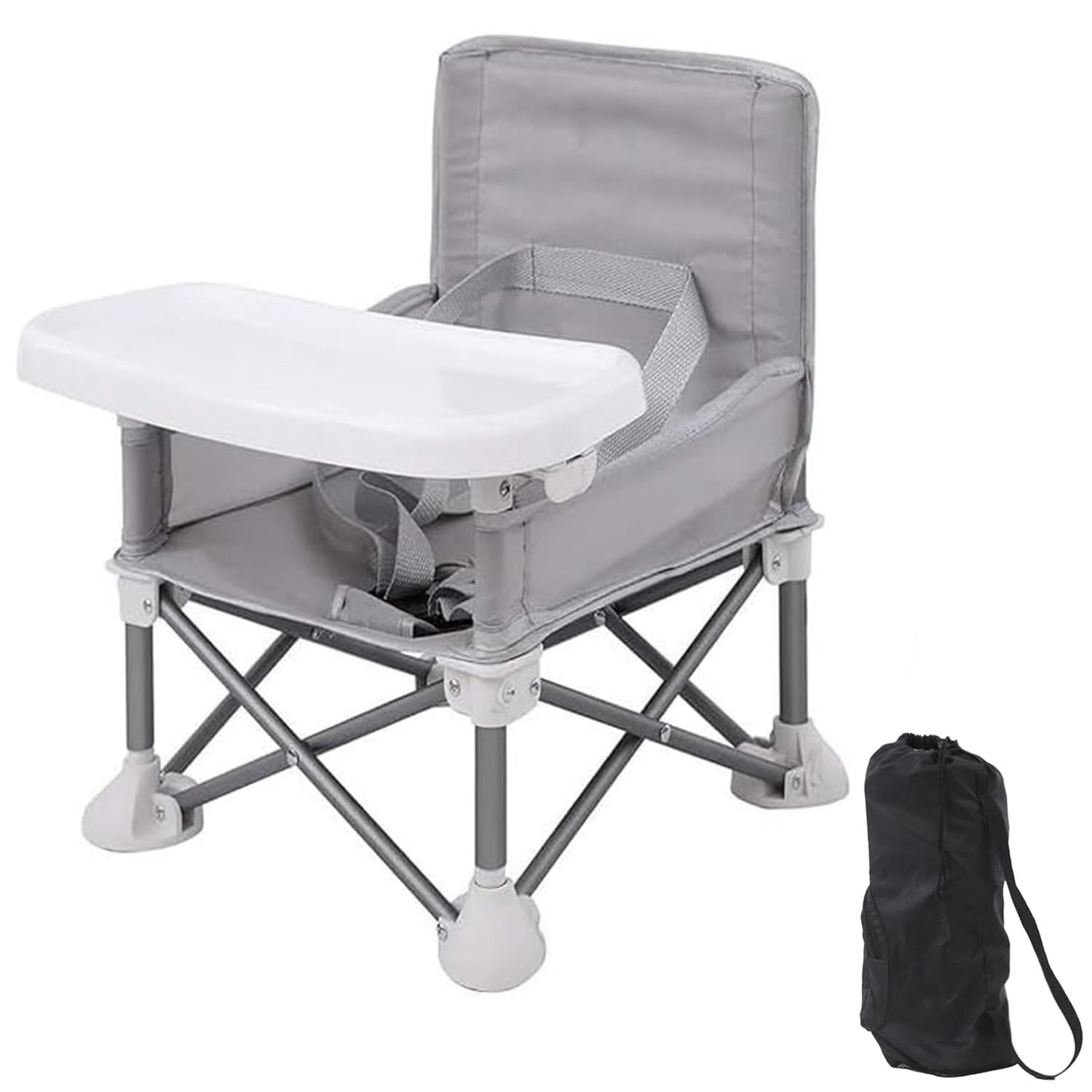 Matiko Toddler Travel Booster Seat, Compact Folding Eating Camping Beach Lawn Chair with Removable Tray Indoor Outdoor | Baby Seat Booster -Space Saver Toddler Booster Seat-image-41