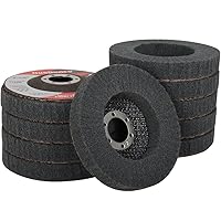 Vista 1 de Paquete de 10 discos de solapa de 600 granos para amoladora angular de 4 1/2 pulgadas, accesorio de amoladora angular, rueda de pulido de acero