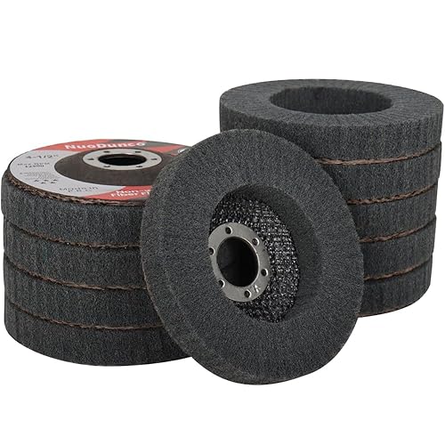 Paquete de 10 discos de solapa de 600 granos para amoladora angular de 4 1/2 pulgadas, accesorio de amoladora angular, rueda de pulido de acero