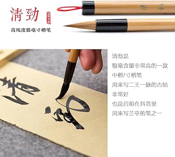 中国毛筆 書道用 Amazon.co.jp: 習字 筆 書道 筆 漢字用太筆 中国画のlサイズ 毛笔 半紙