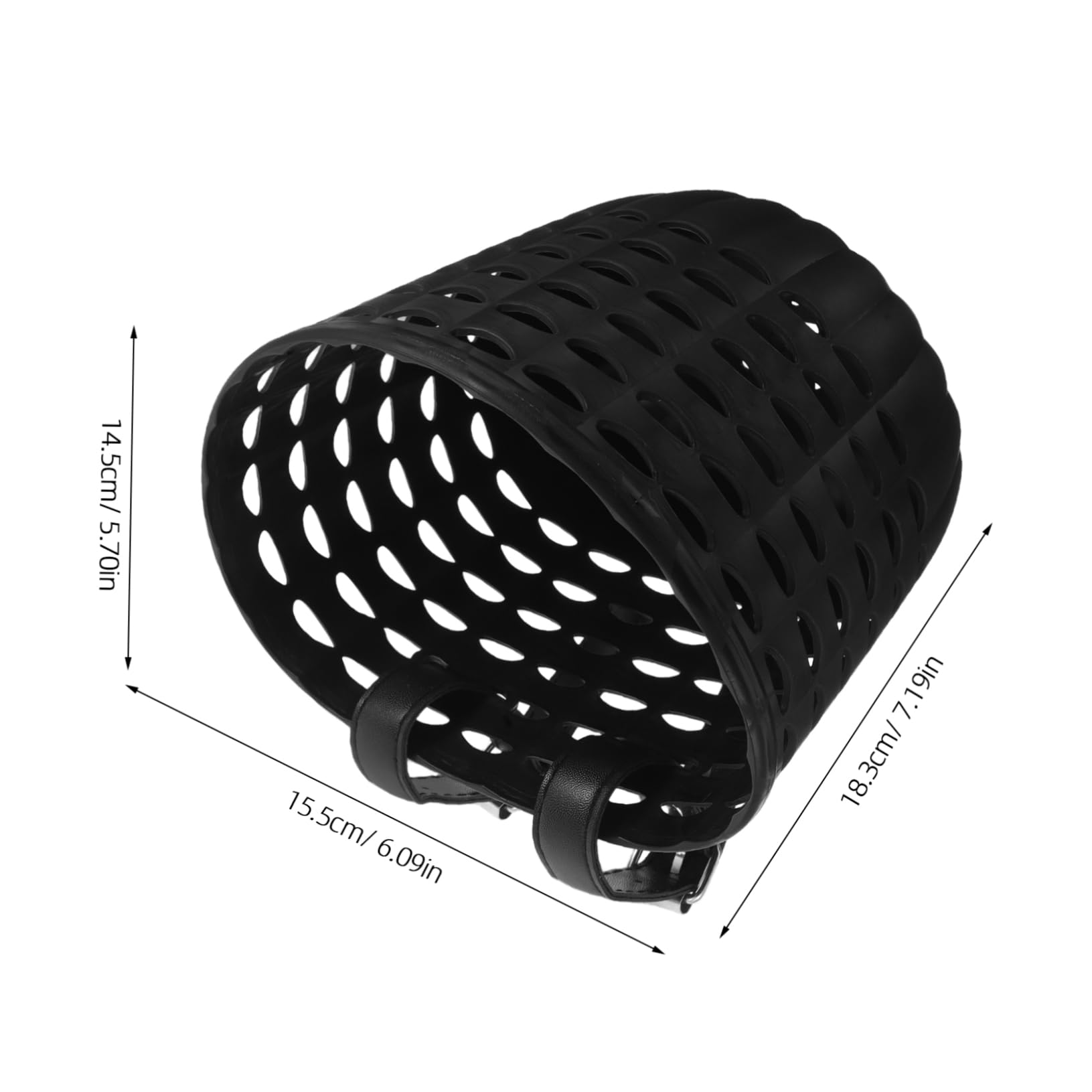 SUPVOX Durable Plastic Handlebar Basket for Easy Installation for Bicycles Scooters and Tricycles Multi Functional Accessory for Boys
