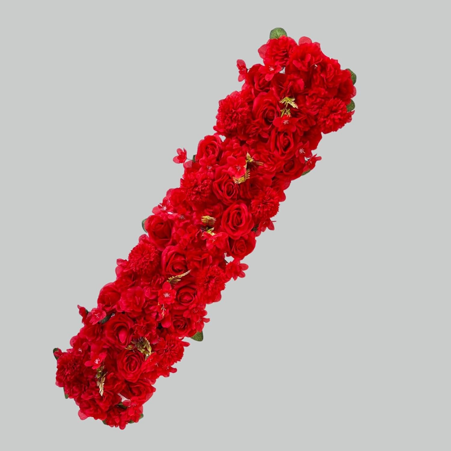 Flower Panel Centerpieces for Table Settings on Valentine's Day, red