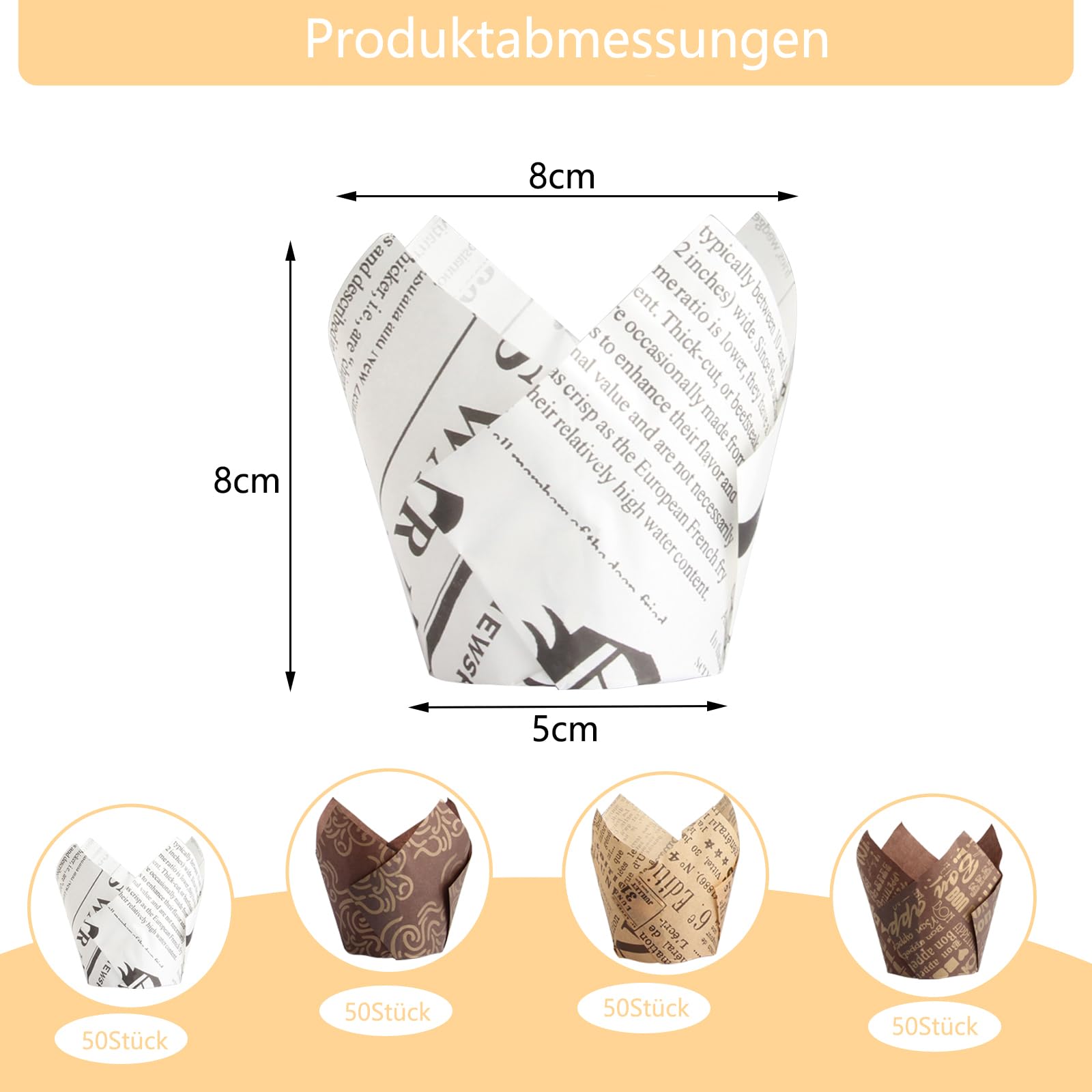 150 Stück Muffinförmchen Papier, Cupcake Förmchen, Vielseitig und 150 Stück Muffinförmchen Papier, Cupcake Förmchen, Vielseitig und