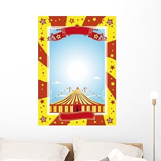 Wallmonkeys Nice Post Circus Wall Mural Peel and Stick Graphic (36 in H ...
