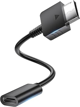 2-Pack USB-C Female Charging Cable Adapter for PS Vita 1000 - Charging Only