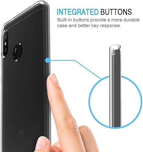 Miniatura 4 de Funda para Xiaomi Mi A2 Lite/Redmi 6 Pro (5.84 pulgadas) Suave TPU Goma Gel Parachoques Transparente Cubierta Trasera