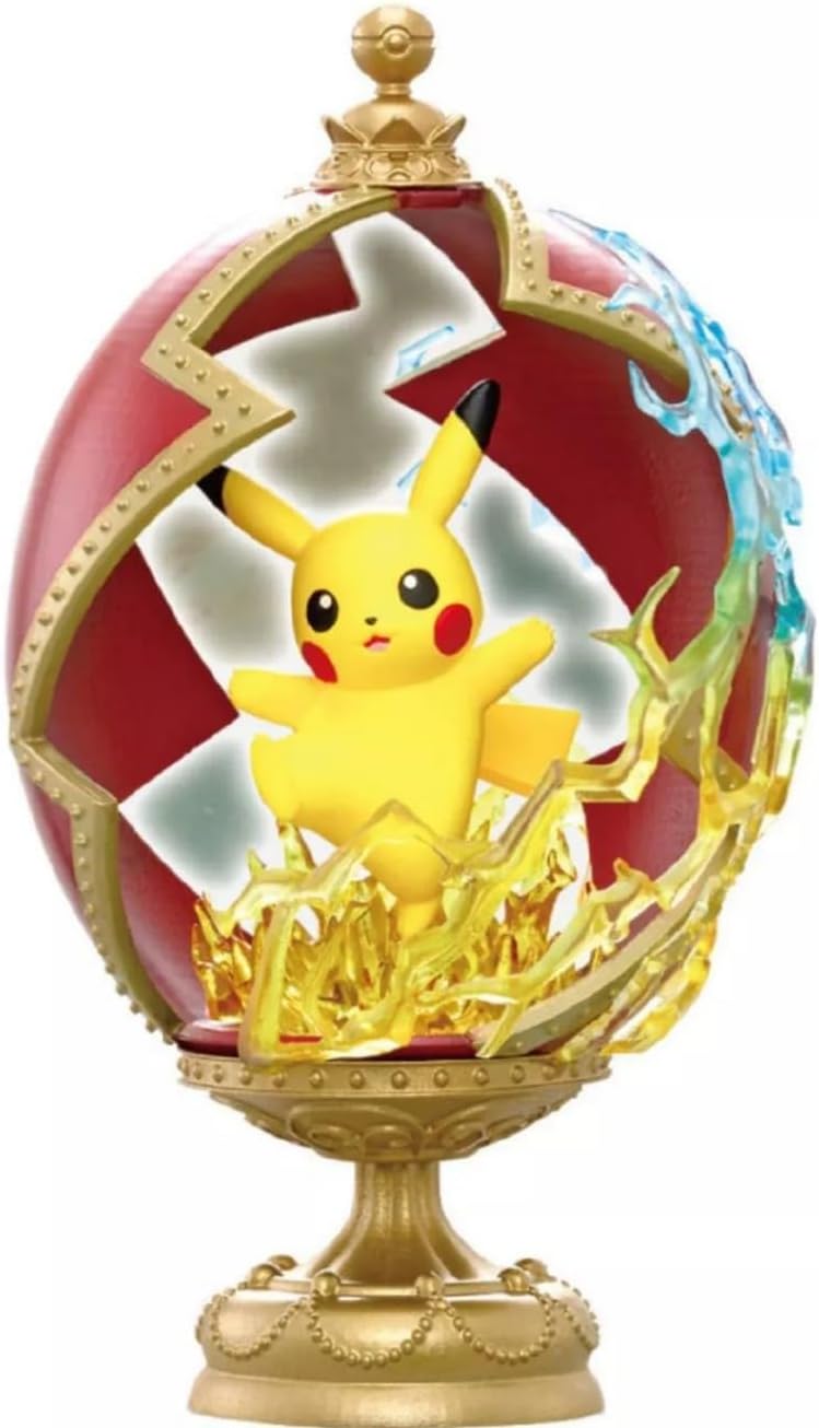 Re-Ment Pokemon Miniature Figures, Officially Licensed (Pikachu Ovaltique)