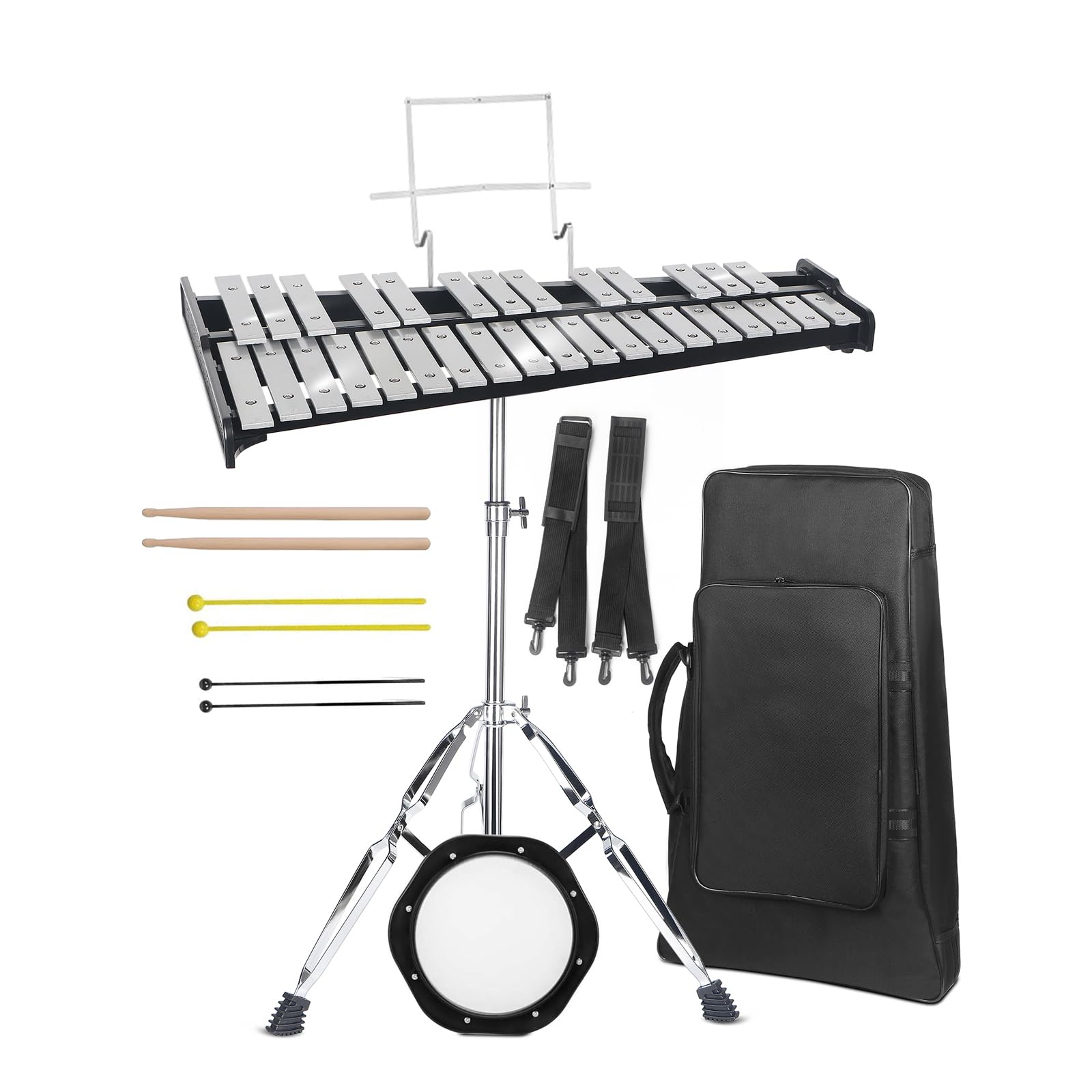 LINGUAPHONE METHOD 3コースセット Amazon.com: Professional 32 Note Glockenspiel Xylophone Bell Kit
